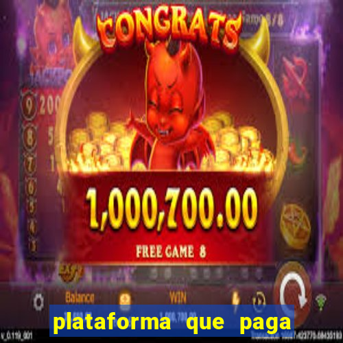 plataforma que paga fortune tiger