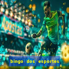 bingo dos esportes para imprimir