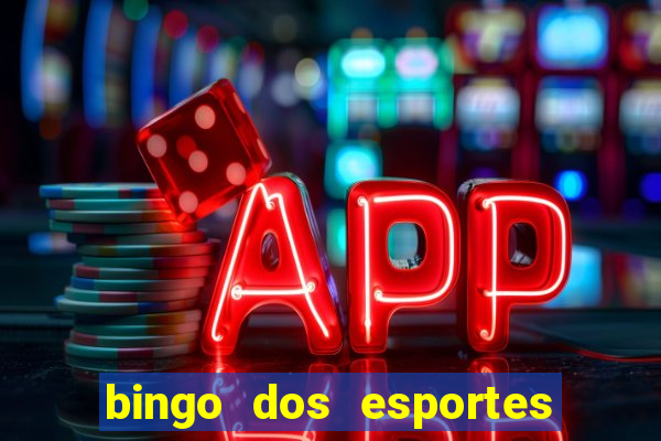 bingo dos esportes para imprimir