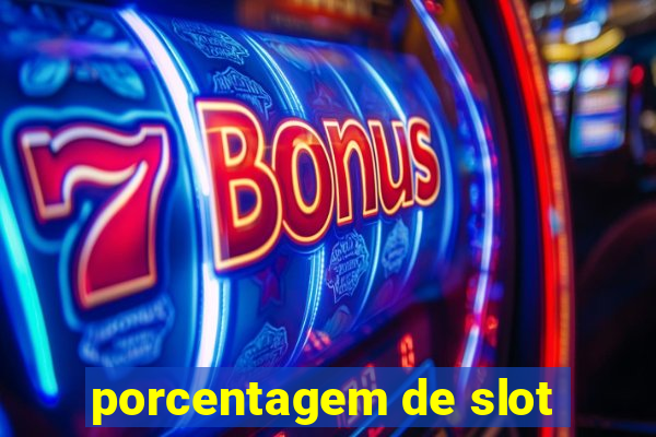 porcentagem de slot