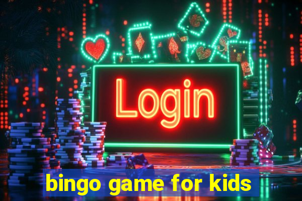 bingo game for kids