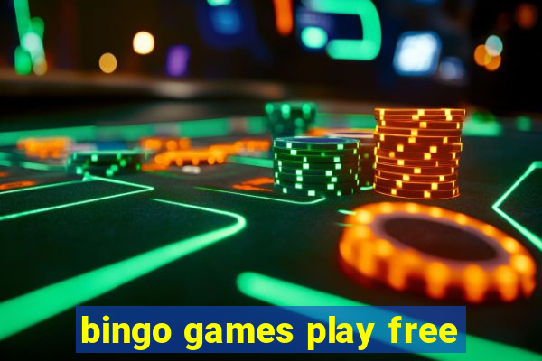 bingo games play free