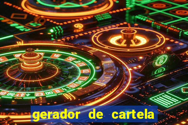 gerador de cartela de bingo