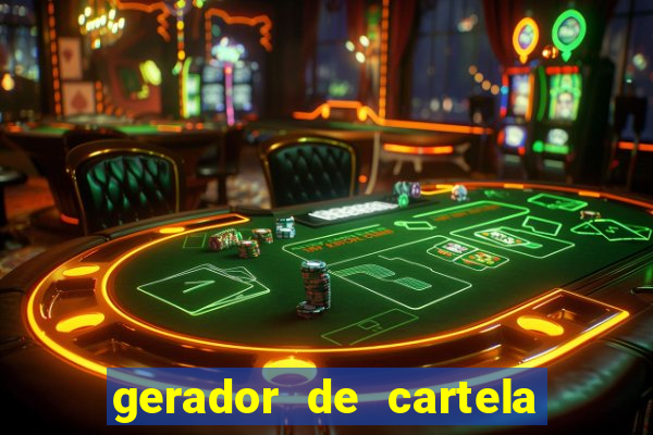 gerador de cartela de bingo