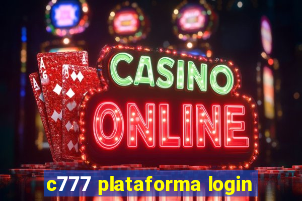 c777 plataforma login