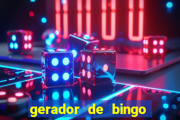 gerador de bingo cha de bebe