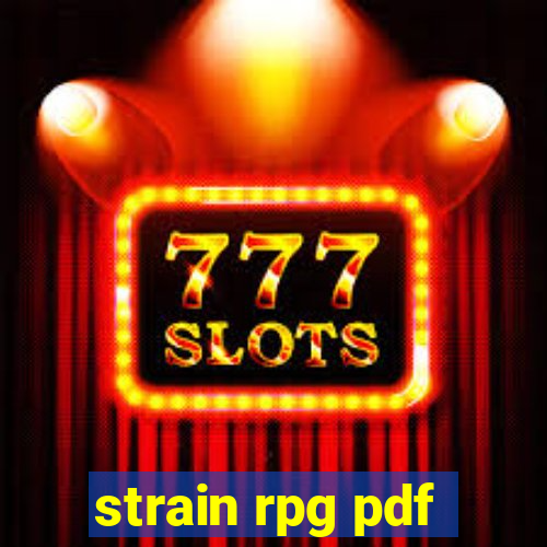 strain rpg pdf