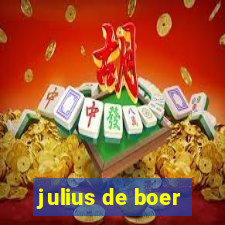 julius de boer