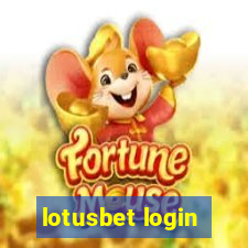 lotusbet login