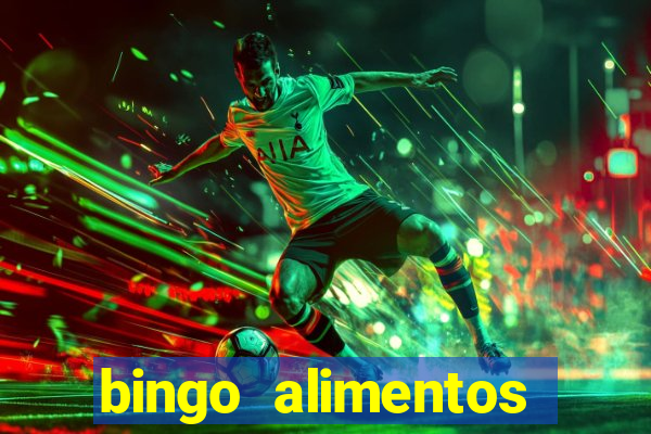 bingo alimentos para imprimir