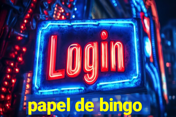 papel de bingo