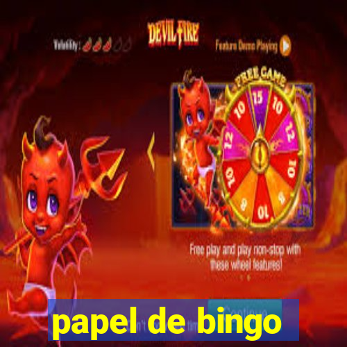 papel de bingo