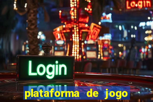 plataforma de jogo nova pagando