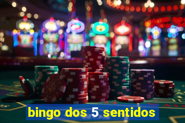 bingo dos 5 sentidos