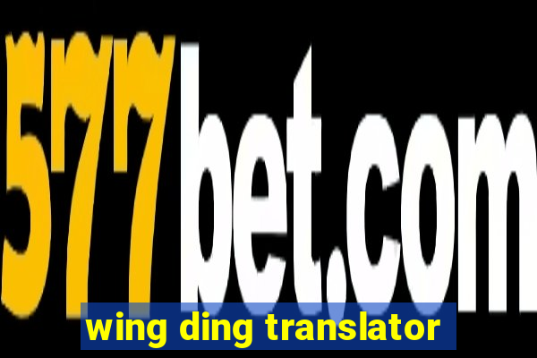 wing ding translator