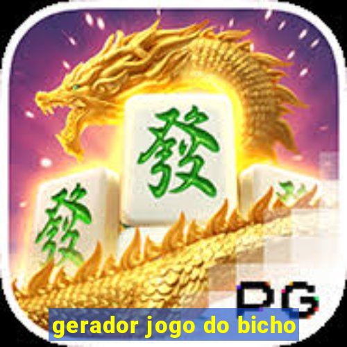 gerador jogo do bicho