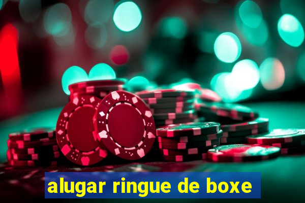 alugar ringue de boxe