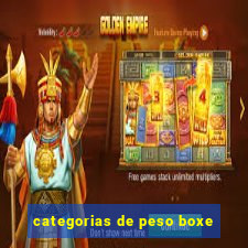 categorias de peso boxe