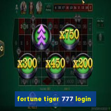 fortune tiger 777 login