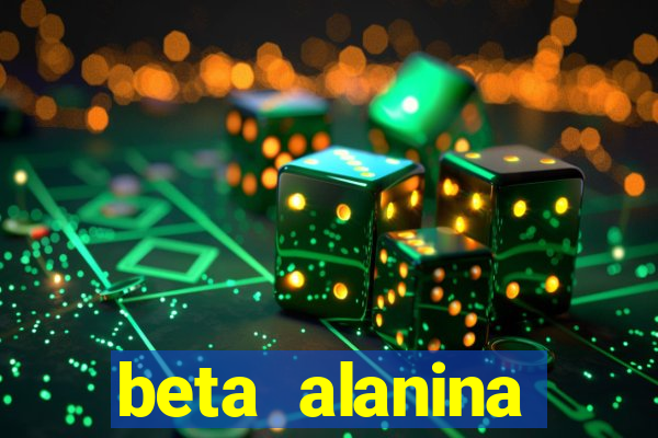 beta alanina aumenta a pressao