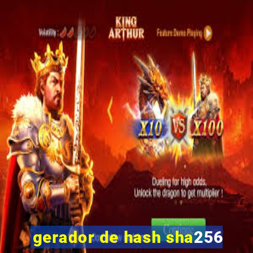 gerador de hash sha256