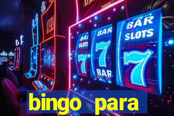 bingo para despedida de solteira para imprimir