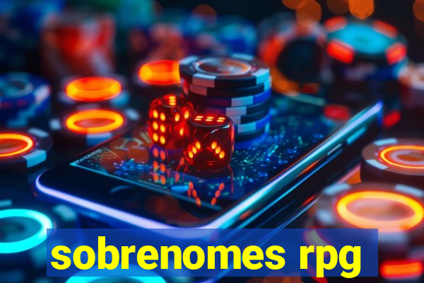 sobrenomes rpg