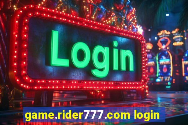 game.rider777.com login