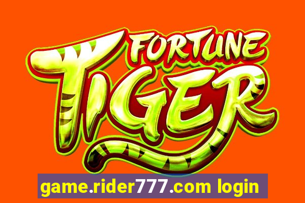 game.rider777.com login