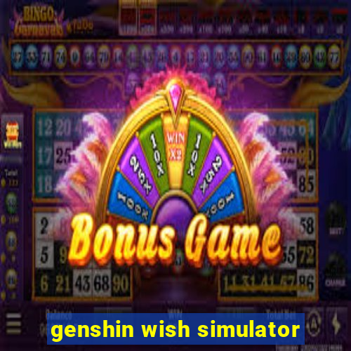 genshin wish simulator