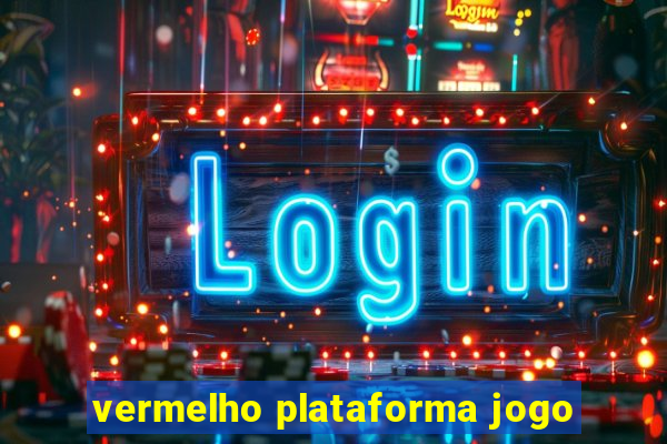 vermelho plataforma jogo