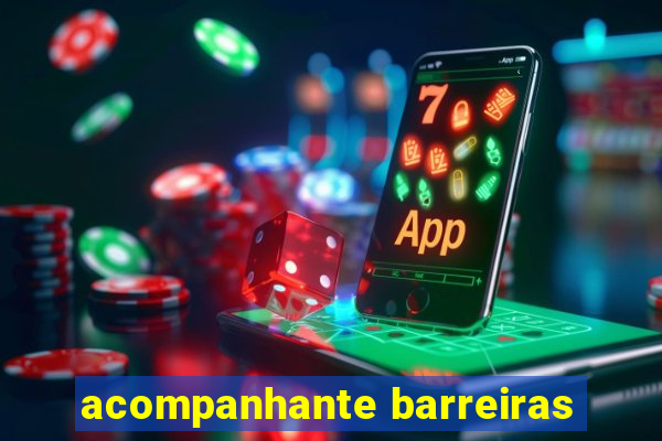 acompanhante barreiras