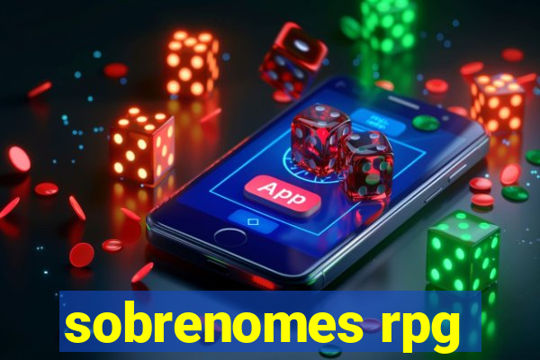 sobrenomes rpg