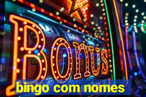 bingo com nomes