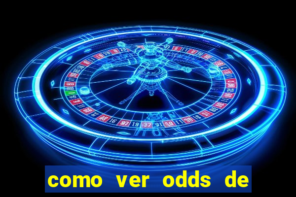 como ver odds de jogos passados