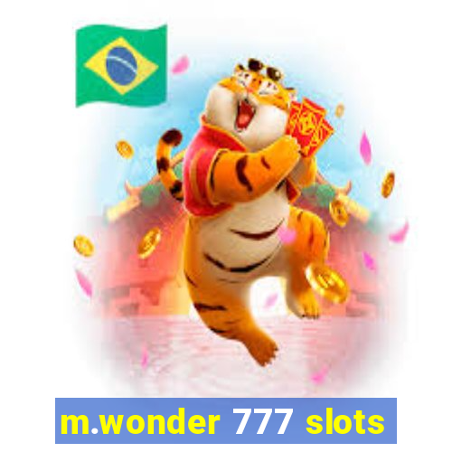m.wonder 777 slots