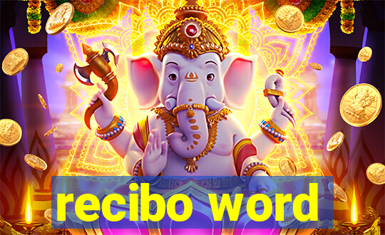 recibo word